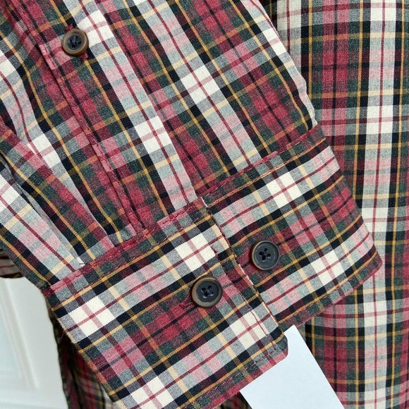 Arrow Blazer Plaids Long Sleeve Button Up Shirt - Picture 5 of 7